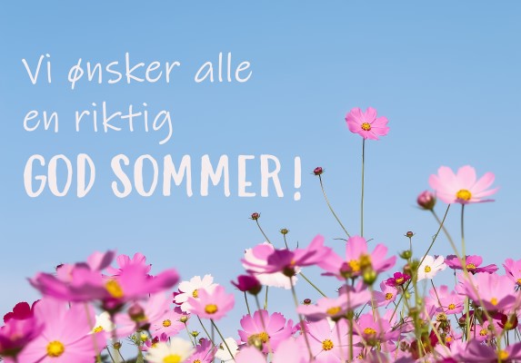 Åpningstider sommeren 2026